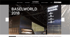 Desktop Screenshot of citizenwatch-global.com